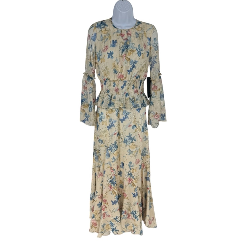 Tuckernuck NEW Lilly of the Valley Matching Set Blouse and Maxi Skirt Size XS - Picture 3 of 9